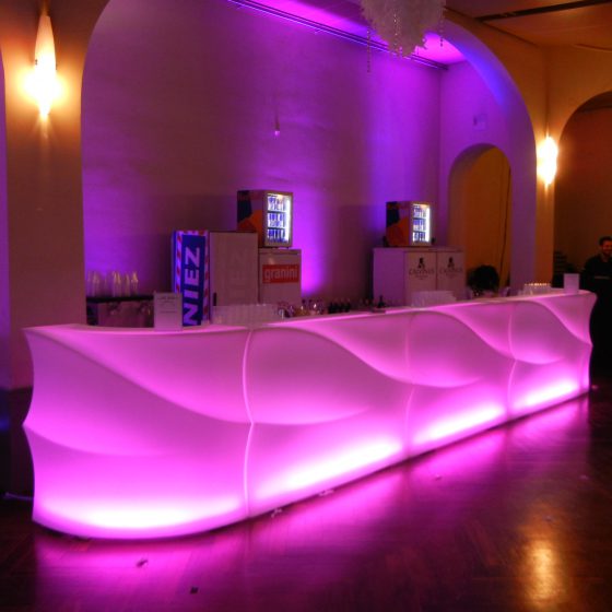 Location et vente de mobilier à led