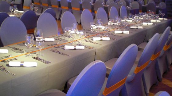 Décoration de banquets